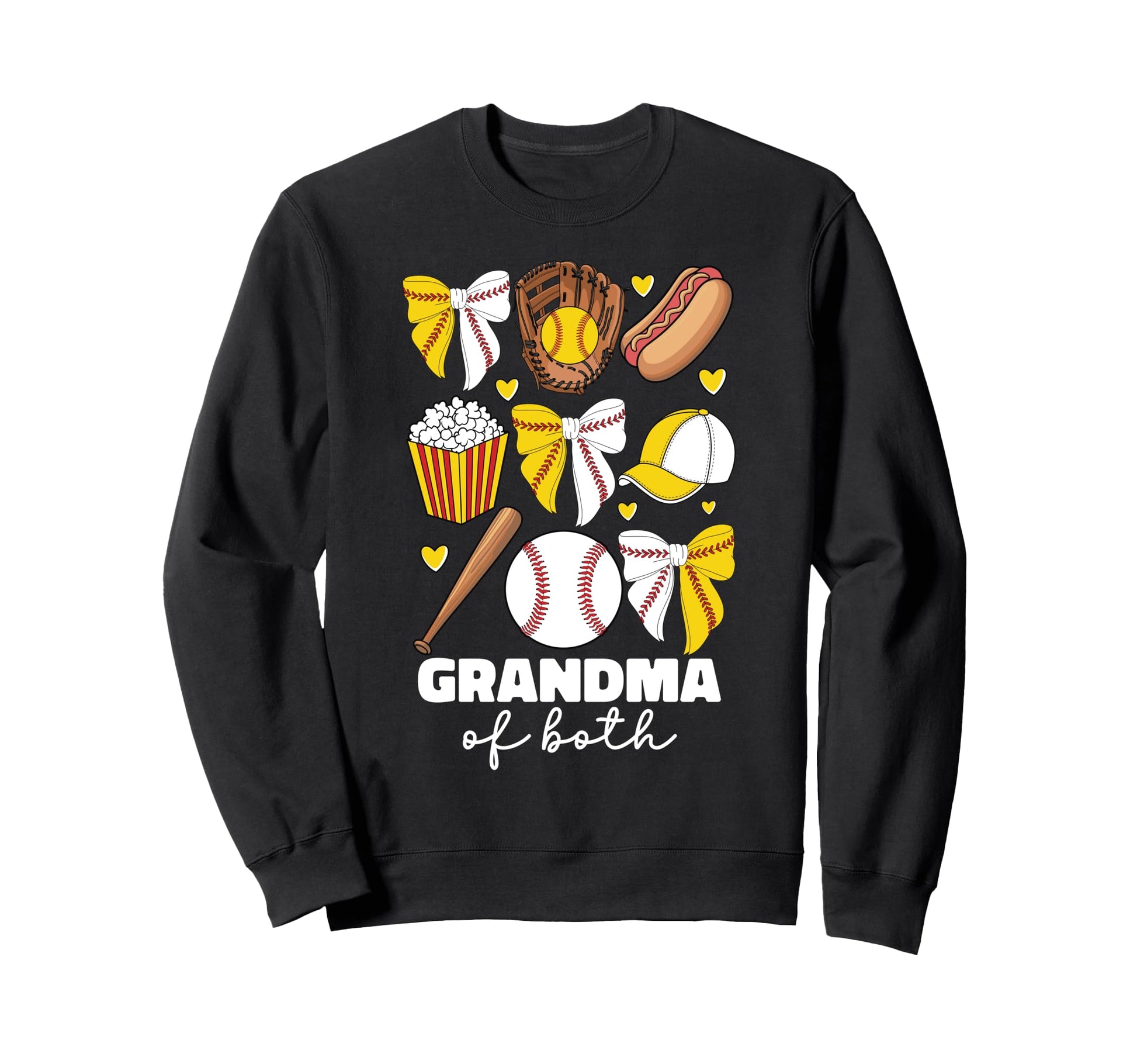 Grandma Both Baseball And Sweatshirt - Streetwear Style for Adults - T-Shirt, Sweatshirt, Hoodie
