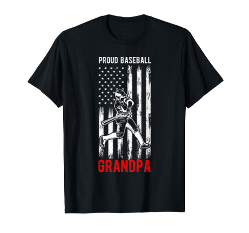 Proud Baseball Grandpa Family Team T-Shirt - Custom Art Print Men Women - T-Shirt, Sweatshirt, Hoodie