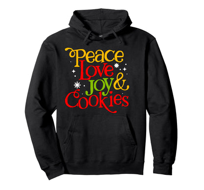 Funny And Pretty Peace Love Joy And Hoodie - Minimalist Print Unisex - T-Shirt, Sweatshirt, Hoodie