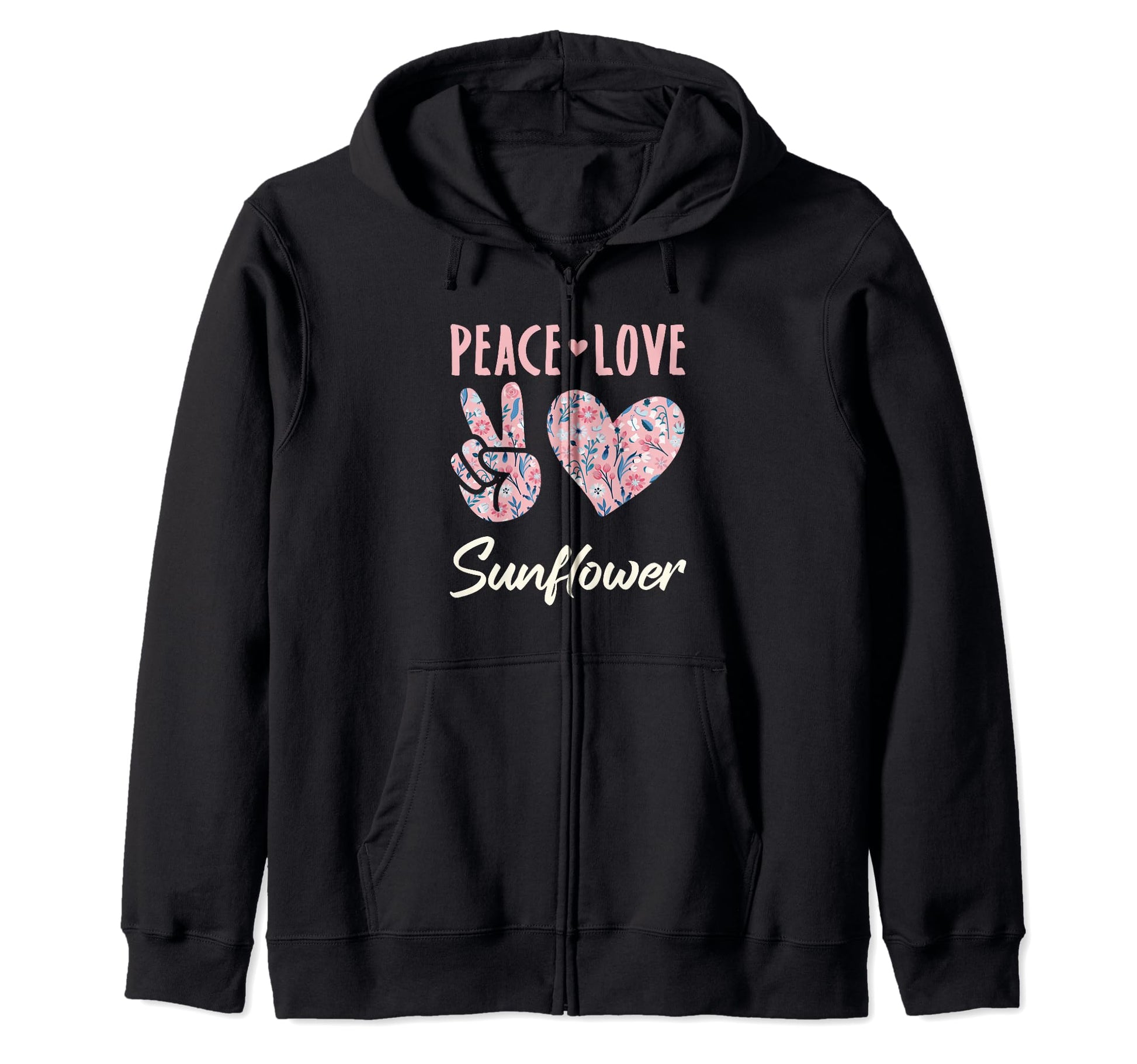 Peace Love Sunflower Gifts And T-Shirt - Unique Graphic Men Women - T-Shirt, Sweatshirt, Hoodie