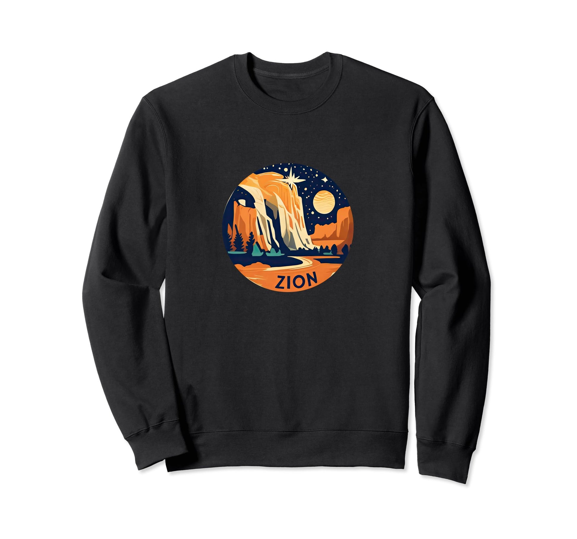 Zion National Park Climbing Hiking Sweatshirt - Graphic Print Unisex - T-Shirt, Sweatshirt, Hoodie