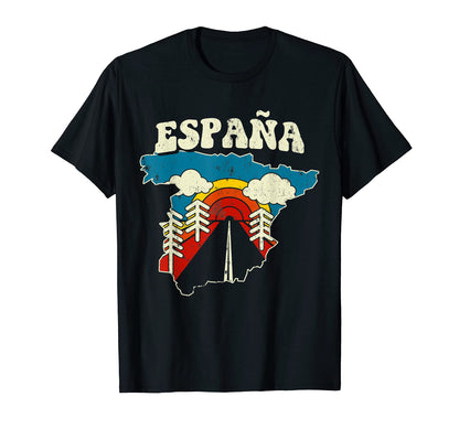Spain Spanish Country Europe Rainbow T-Shirt - Novelty Apparel Men Women - T-Shirt, Sweatshirt, Hoodie
