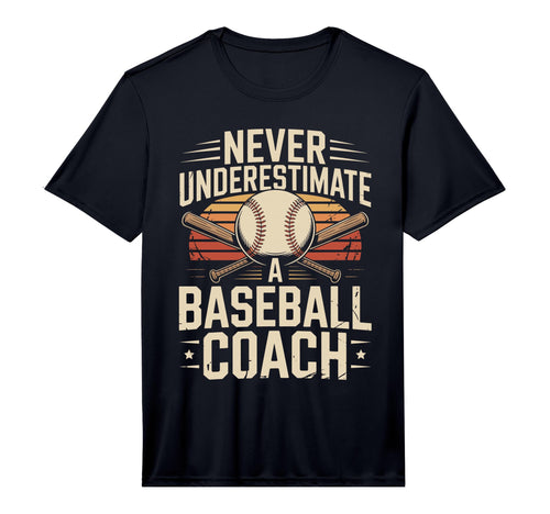 Mens Never Underestimate Baseball T-Shirt - Casual Everyday Wear Men Women - T-Shirt, Sweatshirt, Hoodie