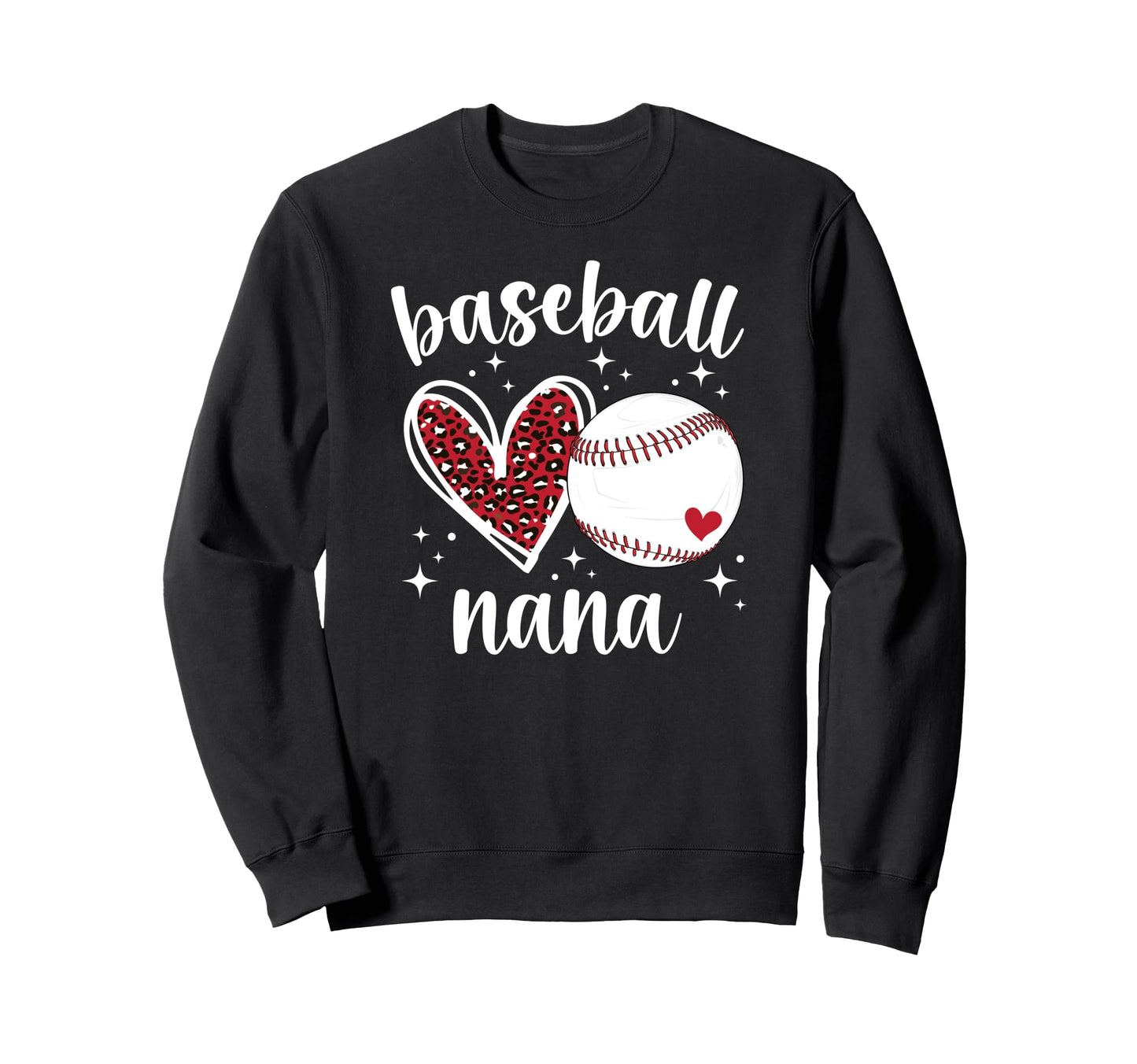 Baseball Nana Baseball Player Nana Sweatshirt - Graphic Print for Adults - T-Shirt, Sweatshirt, Hoodie