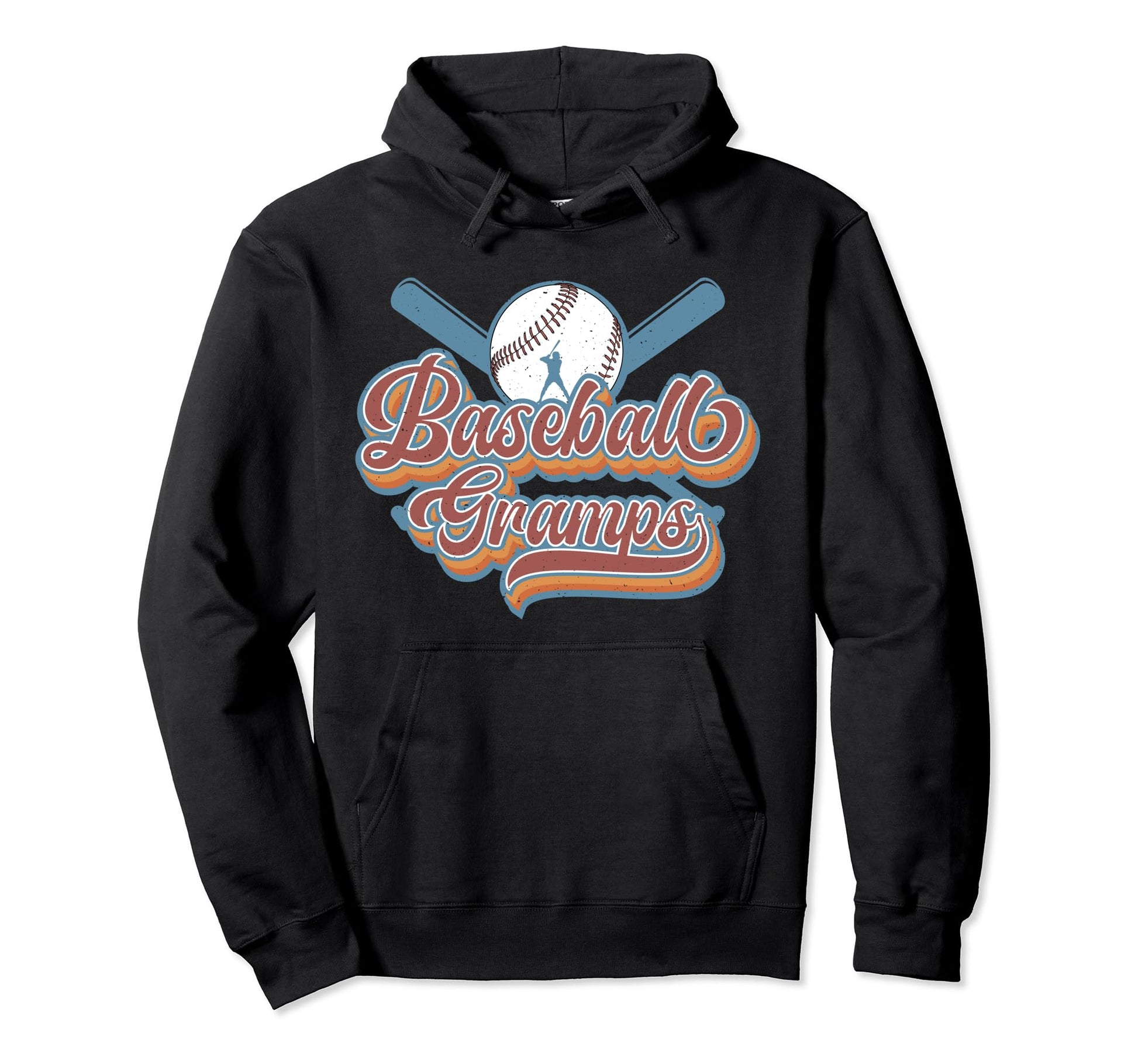 Baseball Gramps Grandpa Gramps Hoodie - Custom Art Print for Adults - T-Shirt, Sweatshirt, Hoodie