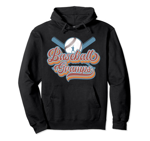 Baseball Gramps Grandpa Gramps Hoodie - Custom Art Print for Adults - T-Shirt, Sweatshirt, Hoodie