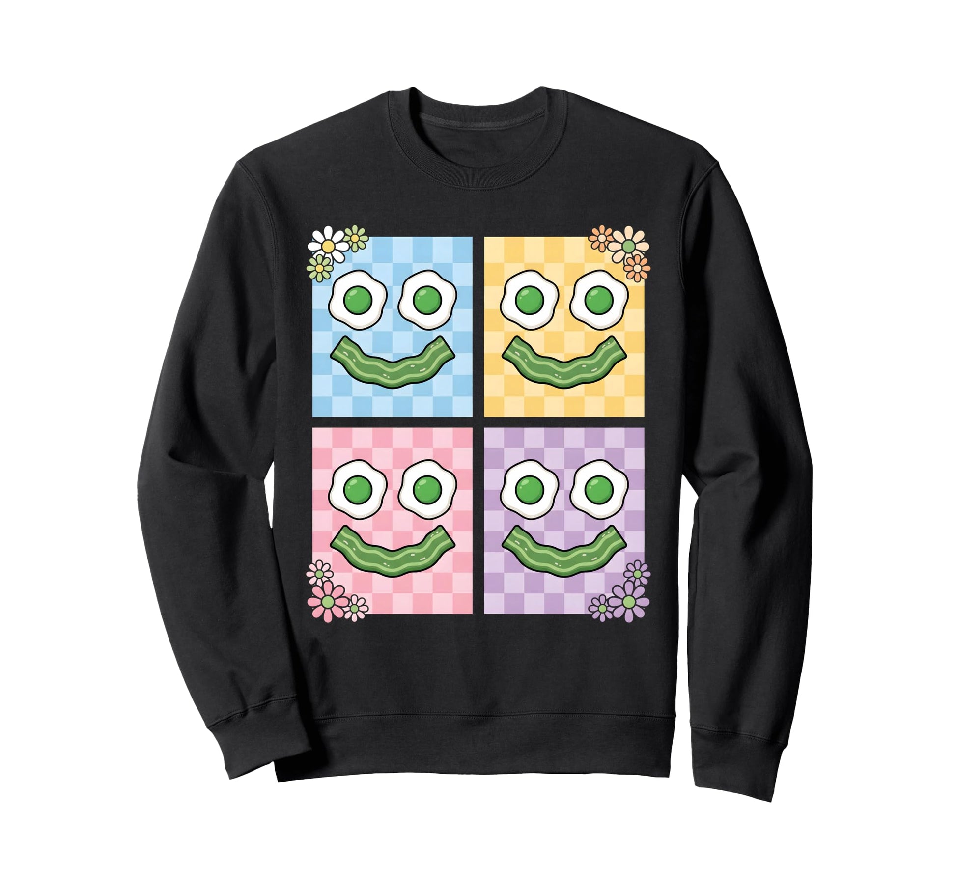 Green Face Eggs And Bacon Sweatshirt - Custom Art Print for Adults - T-Shirt, Sweatshirt, Hoodie