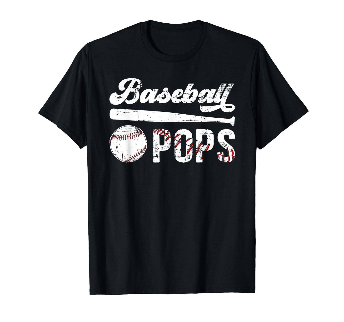 Baseball Pops Grandpa Pops T-Shirt - Fun Novelty Design for Adults - T-Shirt, Sweatshirt, Hoodie