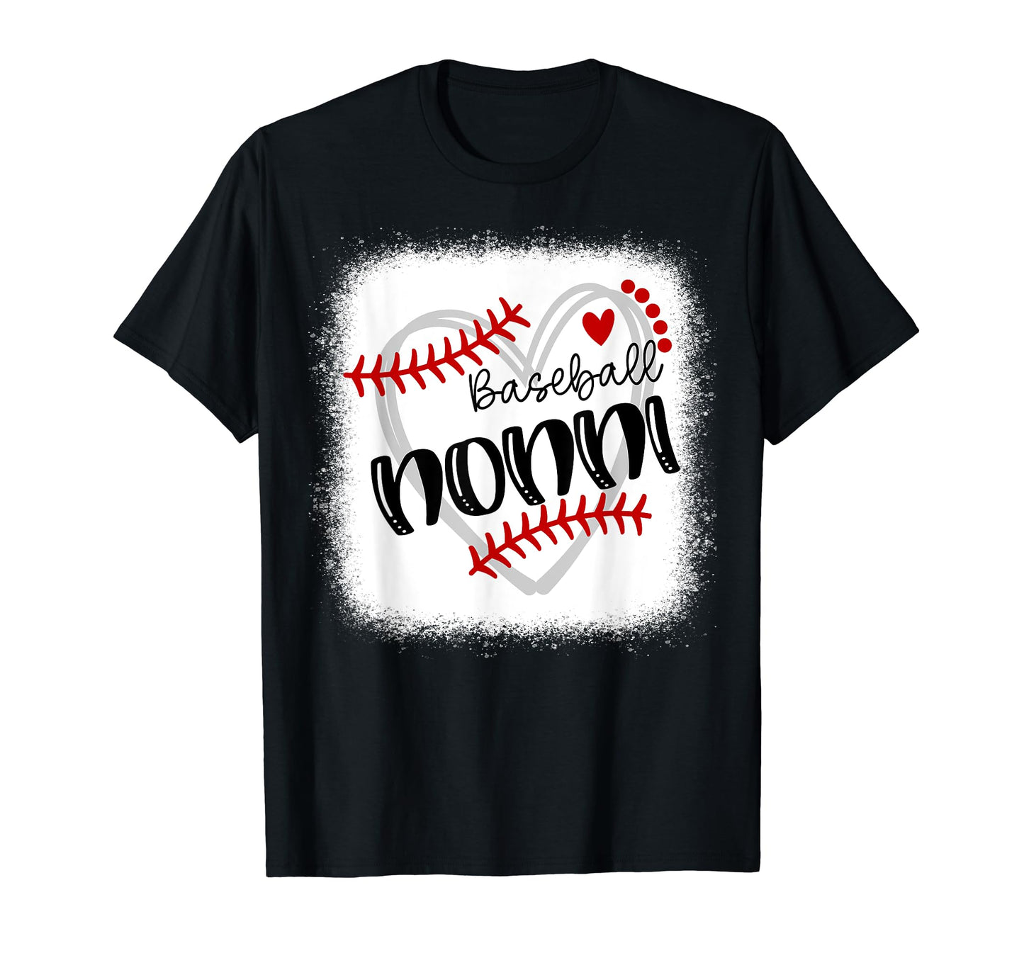 Personalized Baseball Heart Nonni T-Shirt - Trendy Graphic for Adults - T-Shirt, Sweatshirt, Hoodie