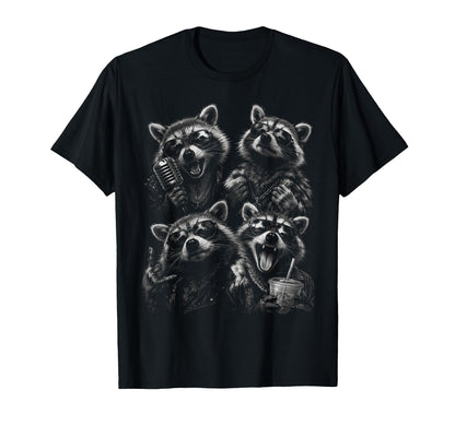 Funny Raccoon Selfie Raccoon Party T-Shirt - Fun Novelty Design for Adults - T-Shirt, Sweatshirt, Hoodie
