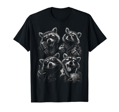 Funny Raccoon Selfie Raccoon Party T-Shirt - Fun Novelty Design for Adults - T-Shirt, Sweatshirt, Hoodie