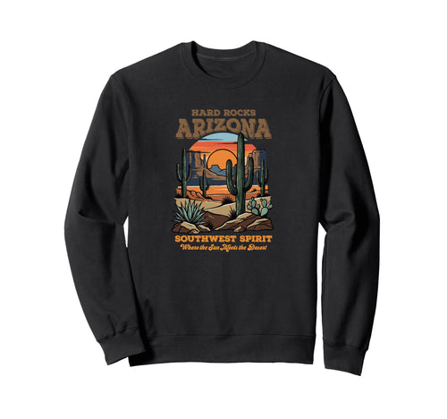 Hard Rocks Arizona Desert Sunset Sweatshirt - Streetwear Style Unisex - T-Shirt, Sweatshirt, Hoodie