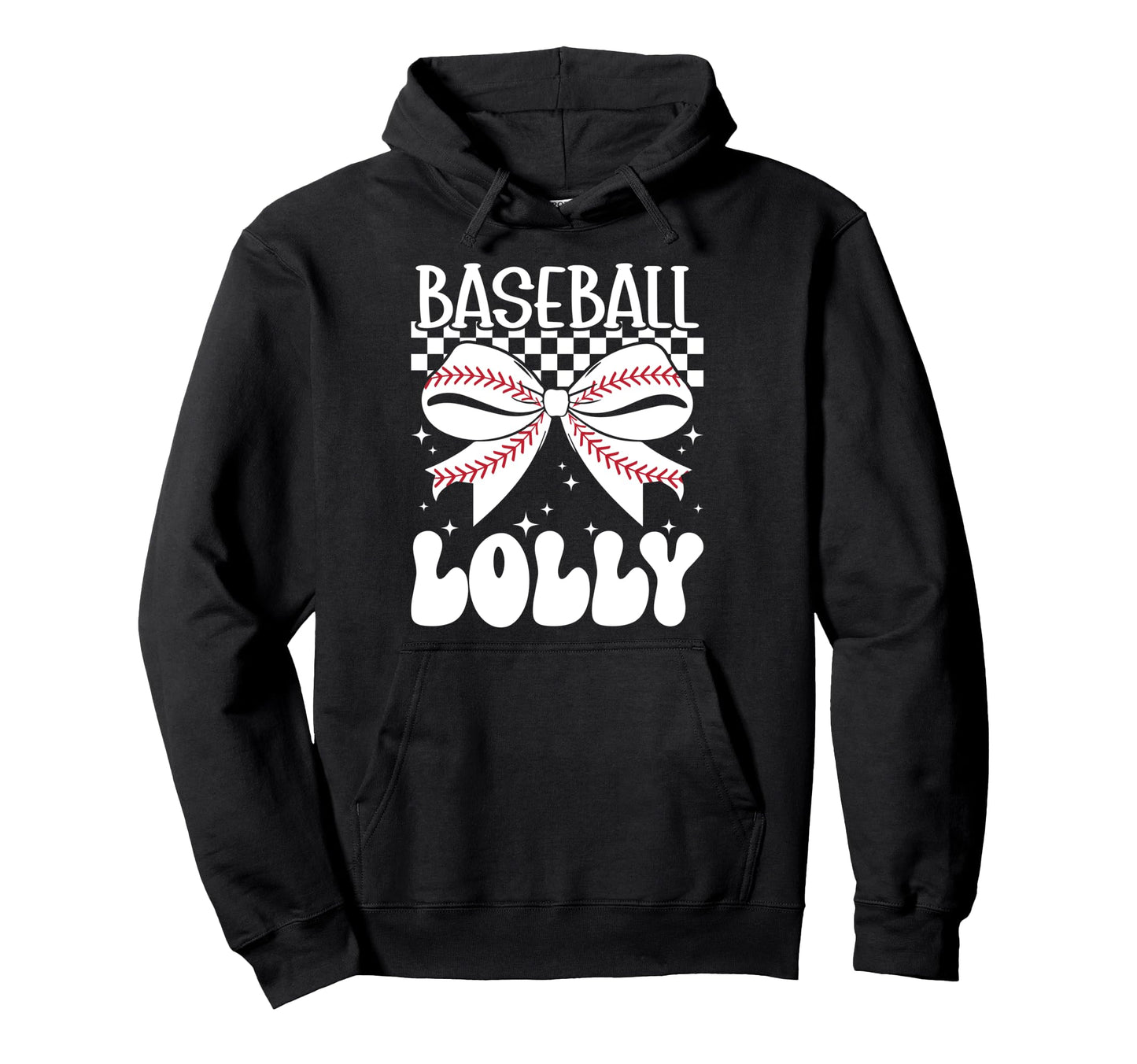 Baseball Lolly Coquette Lolly Baseball Hoodie - Custom Art Print Unisex - T-Shirt, Sweatshirt, Hoodie