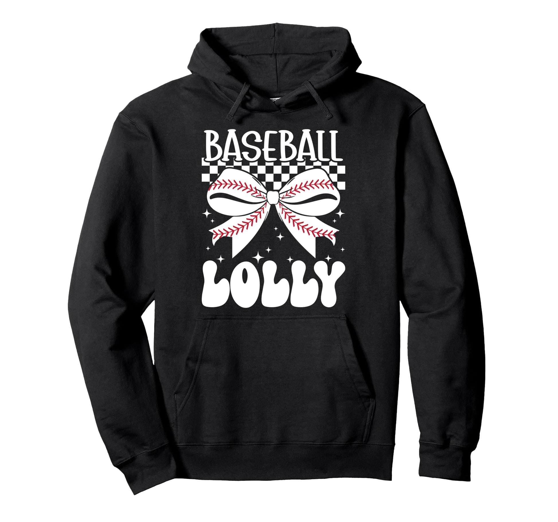 Baseball Lolly Coquette Lolly Baseball Hoodie - Custom Art Print Unisex - T-Shirt, Sweatshirt, Hoodie
