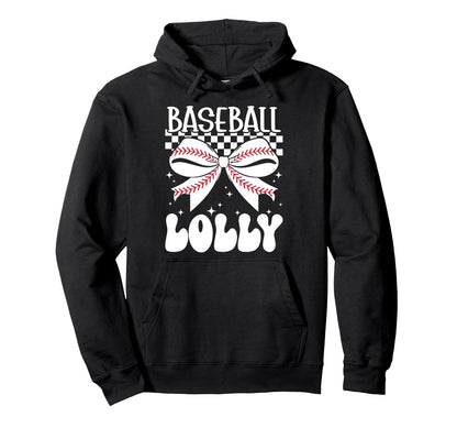 Baseball Lolly Coquette Lolly Baseball Hoodie - Custom Art Print Unisex - T-Shirt, Sweatshirt, Hoodie