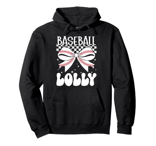 Baseball Lolly Coquette Lolly Baseball Hoodie - Custom Art Print Unisex - T-Shirt, Sweatshirt, Hoodie