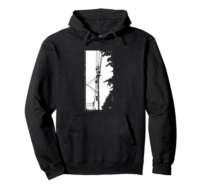 Electricity Pole Japanese Anime Hoodie - Casual Everyday Wear for Adults - T-Shirt, Sweatshirt, Hoodie