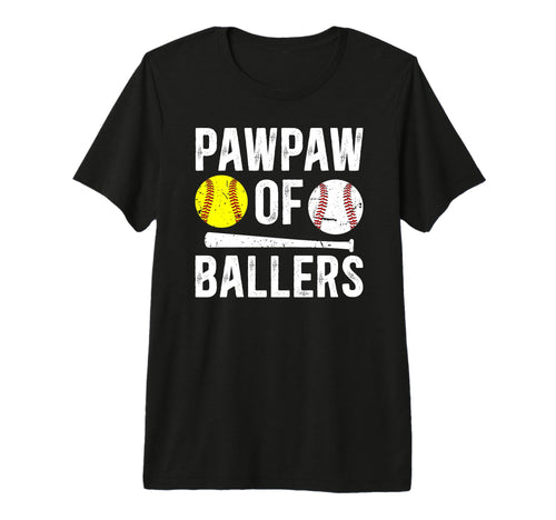 Mens Pawpaw Ballers Proud Baseball T-Shirt - Fun Novelty Design Unisex - T-Shirt, Sweatshirt, Hoodie