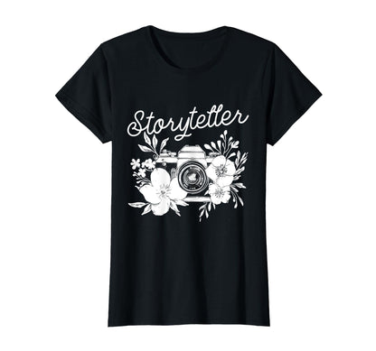 Photographer Storyteller Camera T-Shirt - Streetwear Style for Adults - T-Shirt, Sweatshirt, Hoodie