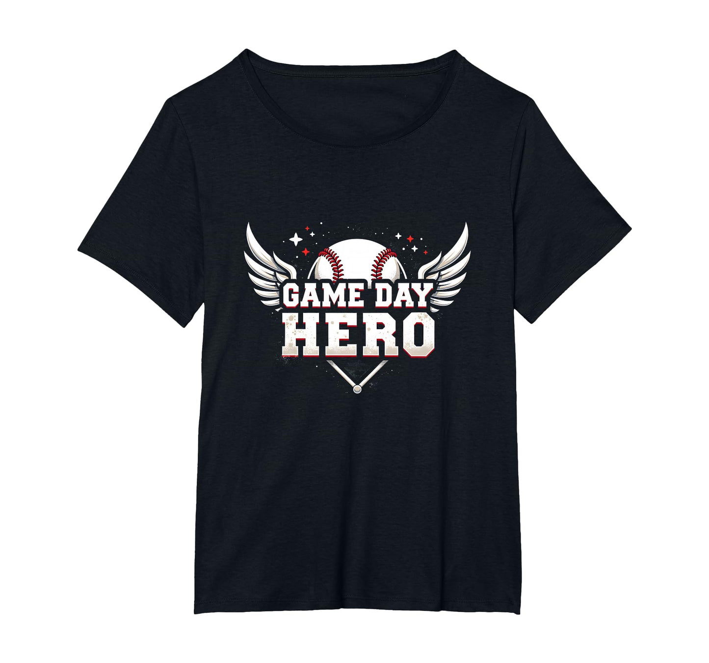 Baseball Dad Game Day Hero Proud T-Shirt - Fun Novelty Design for Adults - T-Shirt, Sweatshirt, Hoodie