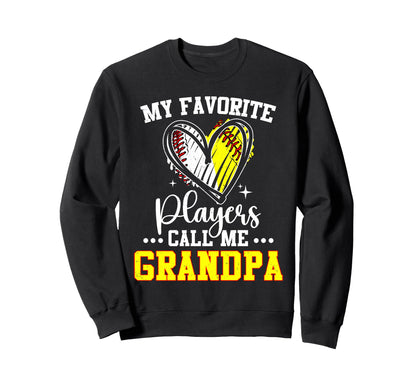 My Favorite Baseball Softball Sweatshirt - Custom Art Print for Adults - T-Shirt, Sweatshirt, Hoodie