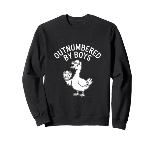 Outnumbered Funny Mom Goose Sweatshirt - Custom Art Print Men Women - T-Shirt, Sweatshirt, Hoodie