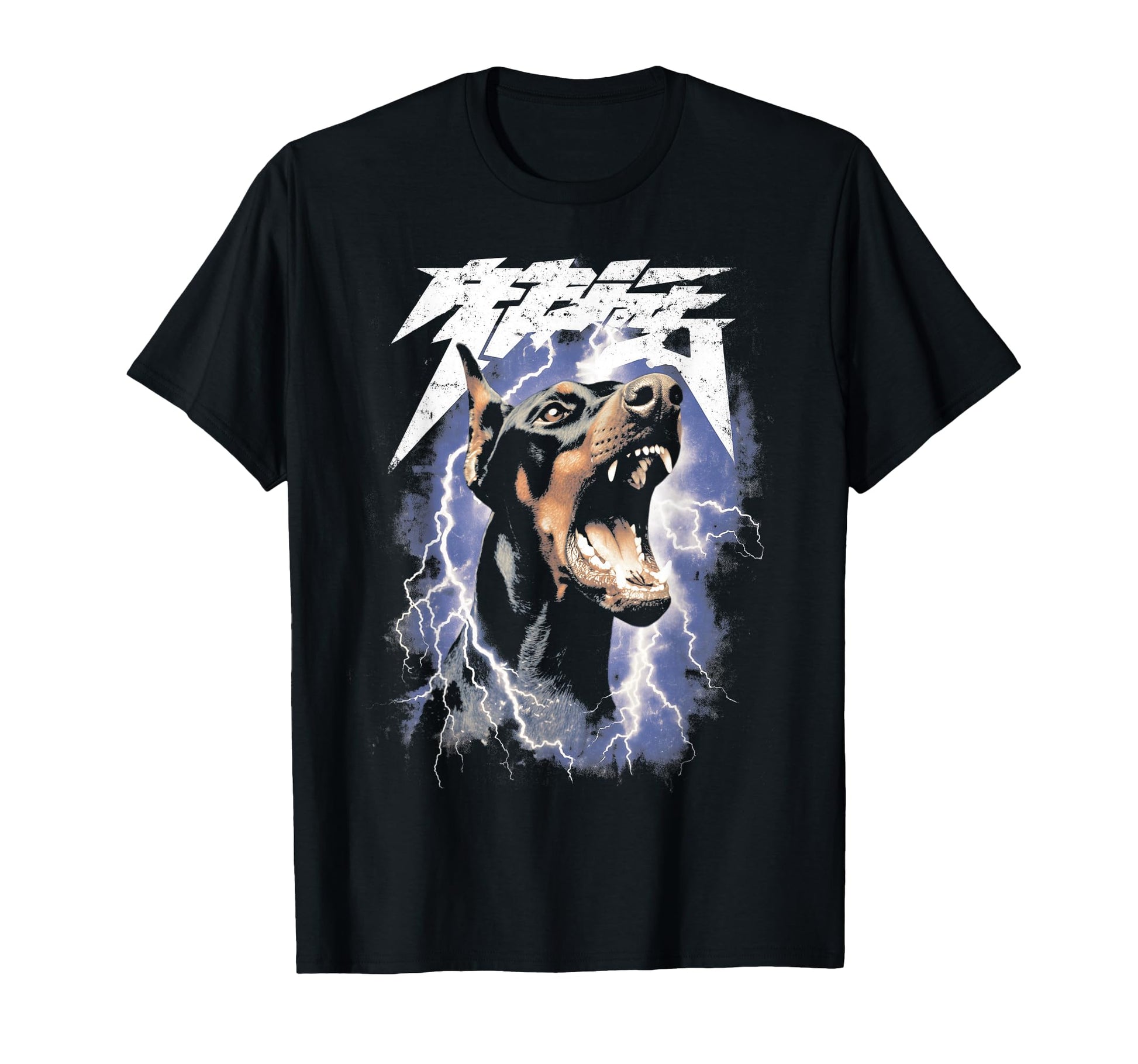 Dobermann Y2K Grunge 90S Dog T-Shirt - Aesthetic Graphic Men Women - T-Shirt, Sweatshirt, Hoodie