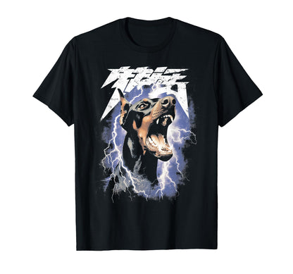 Dobermann Y2K Grunge 90S Dog T-Shirt - Aesthetic Graphic Men Women - T-Shirt, Sweatshirt, Hoodie