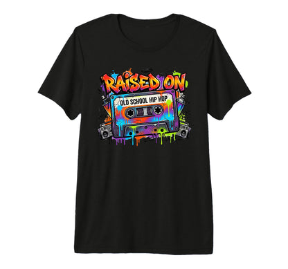Funny Cassette Graffiti 80S 90S Raised T-Shirt - Unique Graphic Men Women - T-Shirt, Sweatshirt, Hoodie
