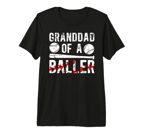 Mens Granddad Baller Baseball Granddad T-Shirt - Unique Graphic for Adults - T-Shirt, Sweatshirt, Hoodie