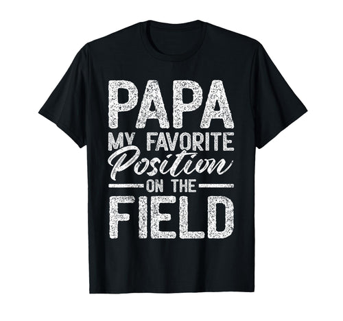 Grandpa Baseball Papa My Favorite T-Shirt - Graphic Print Men Women - T-Shirt, Sweatshirt, Hoodie