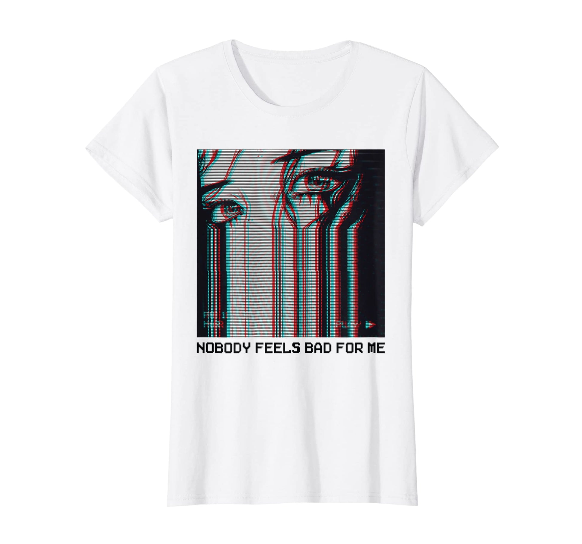 Womens Nobody Feels Bad Me Vaporwave T-Shirt - Streetwear Style Unisex - T-Shirt, Sweatshirt, Hoodie