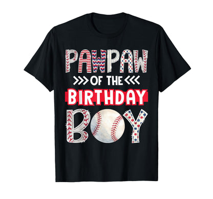 Pawpaw Birthday Baseball Family T-Shirt - Aesthetic Graphic for Adults - T-Shirt, Sweatshirt, Hoodie