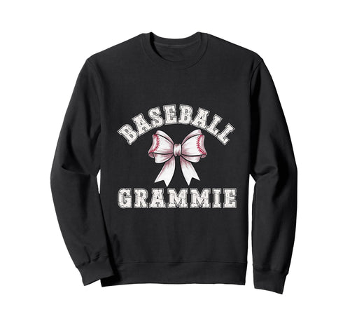 Coquette Baseball Grammie Bow Game Sweatshirt - Unique Graphic Men Women - T-Shirt, Sweatshirt, Hoodie