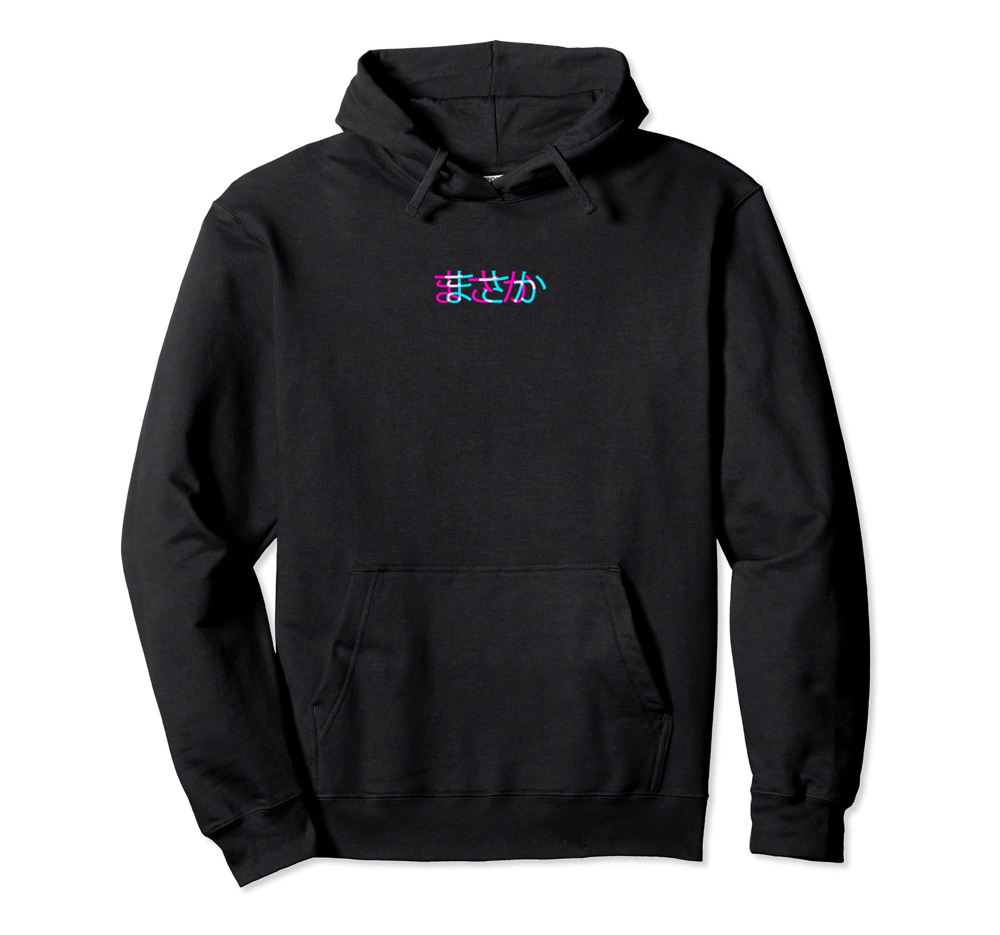 Masaka Japanese Glitch Anime Aesthetic Hoodie - Trendy Graphic Men Women - T-Shirt, Sweatshirt, Hoodie
