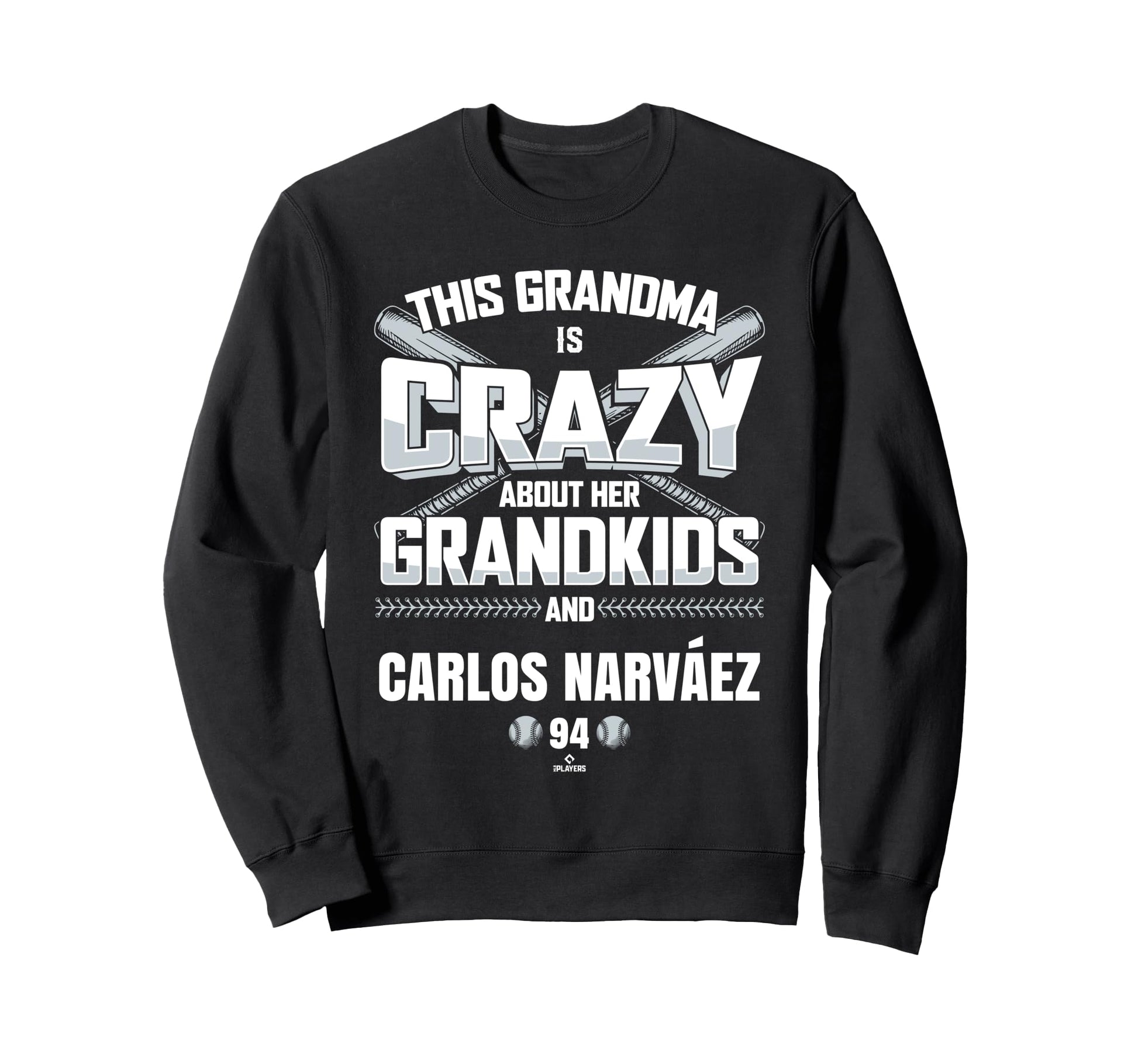 Grandma Crazy Carlos Narv Ez Sweatshirt - Casual Everyday Wear for Adults - T-Shirt, Sweatshirt, Hoodie