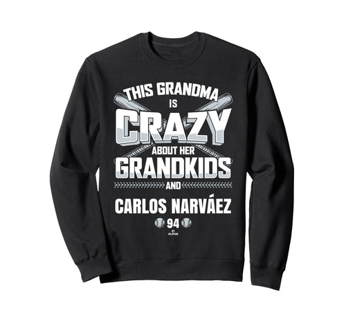 Grandma Crazy Carlos Narv Ez Sweatshirt - Casual Everyday Wear for Adults - T-Shirt, Sweatshirt, Hoodie