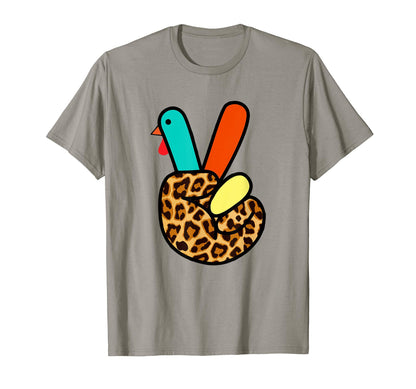 Asl Turkey Hand Peace Sign T-Shirt - Casual Everyday Wear for Adults - T-Shirt, Sweatshirt, Hoodie