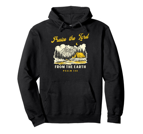Boho Christian Camping Praise Lord Hoodie - Trendy Graphic for Adults - T-Shirt, Sweatshirt, Hoodie