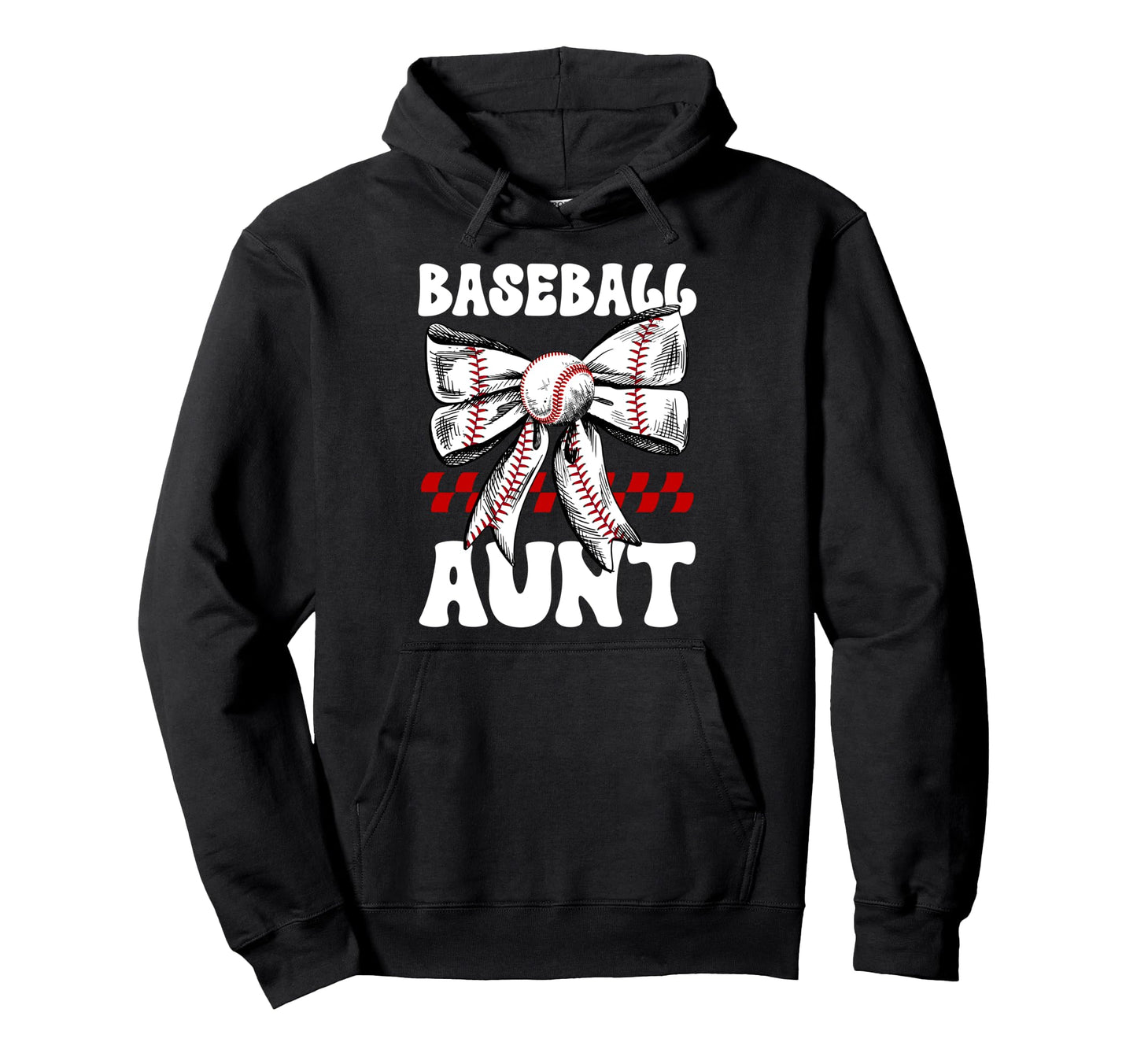 Baseball Aunt Baseball Player Auntie Hoodie - Custom Art Print for Adults - T-Shirt, Sweatshirt, Hoodie