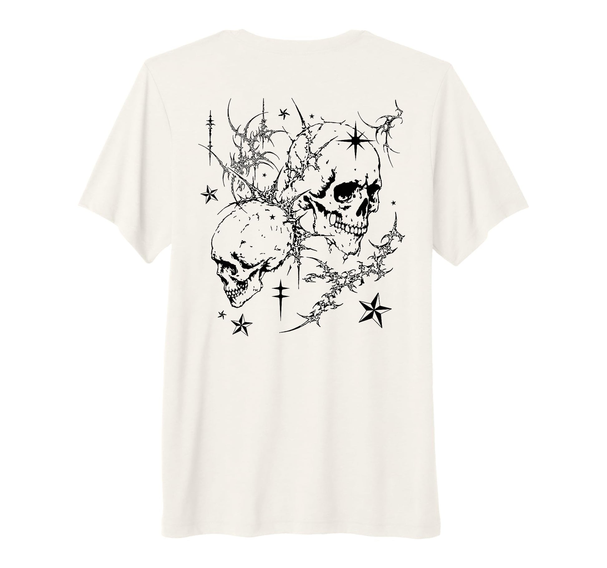 Skull Y2K Grunge Goth Alt Sigilism Tri T-Shirt - Novelty Apparel Men Women - T-Shirt, Sweatshirt, Hoodie