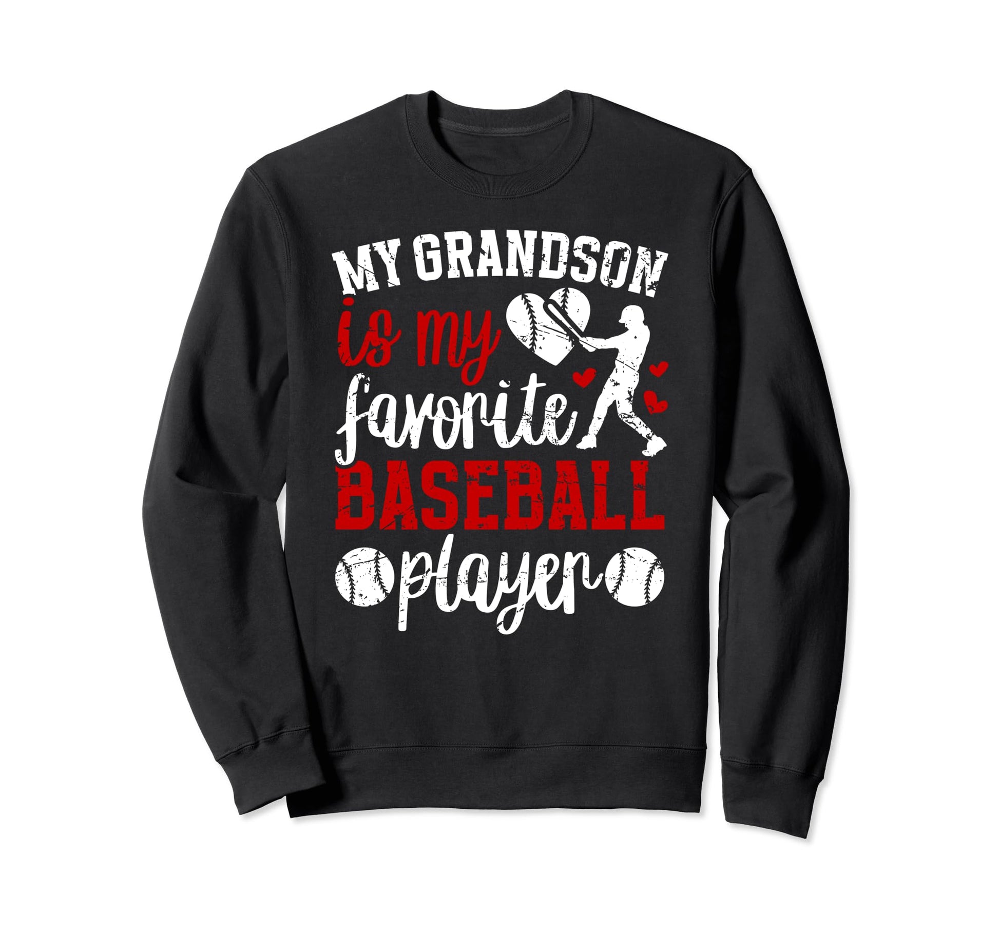My Grandson Baseball Grandma Baseball Sweatshirt - Custom Art Print Unisex - T-Shirt, Sweatshirt, Hoodie