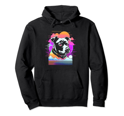 Inspired Vaporwave Aesthetic Dog Hoodie - Streetwear Style Unisex - T-Shirt, Sweatshirt, Hoodie