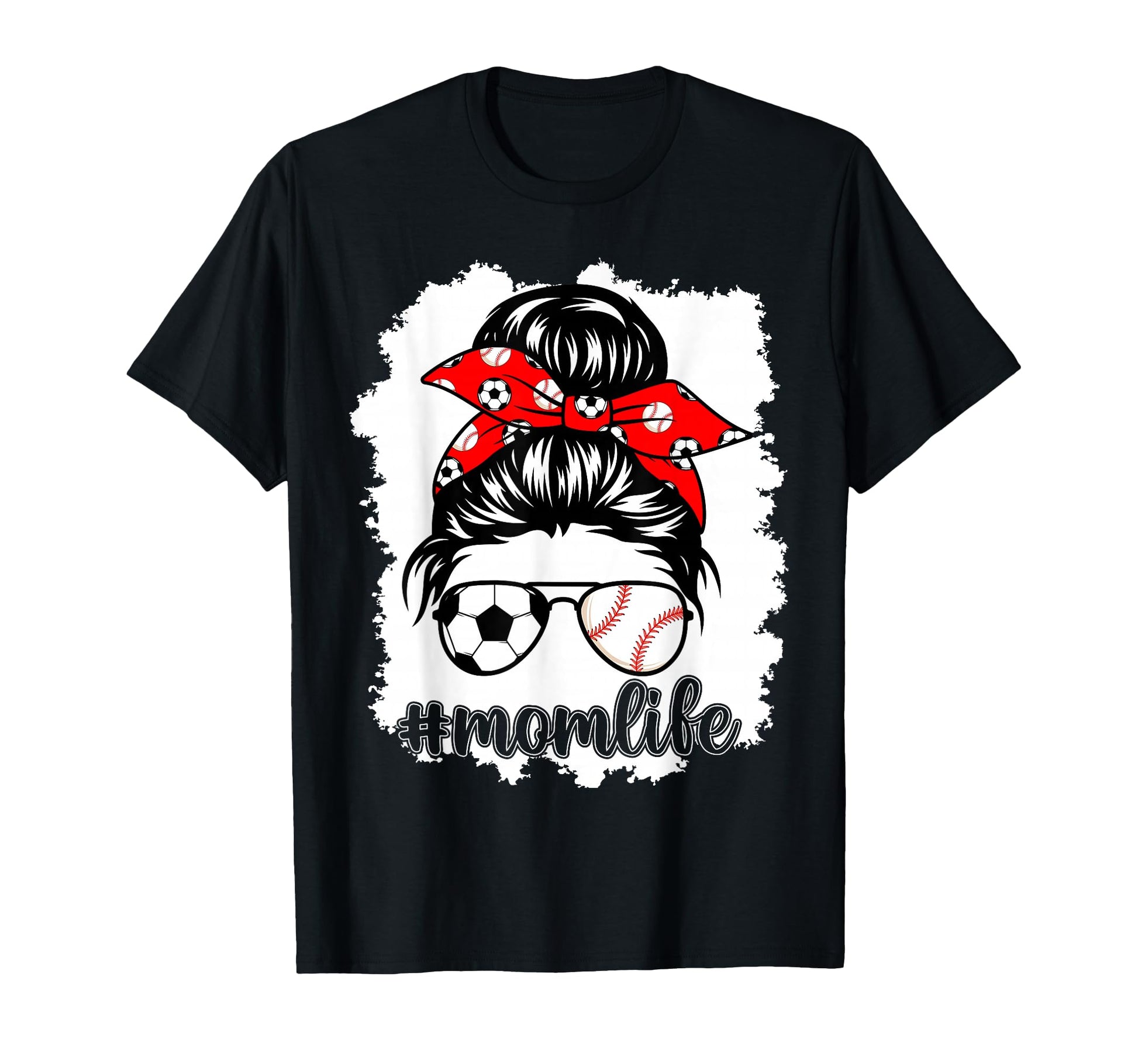 Classy Mom Life Soccer Messy Bun T-Shirt - Aesthetic Graphic Unisex - T-Shirt, Sweatshirt, Hoodie