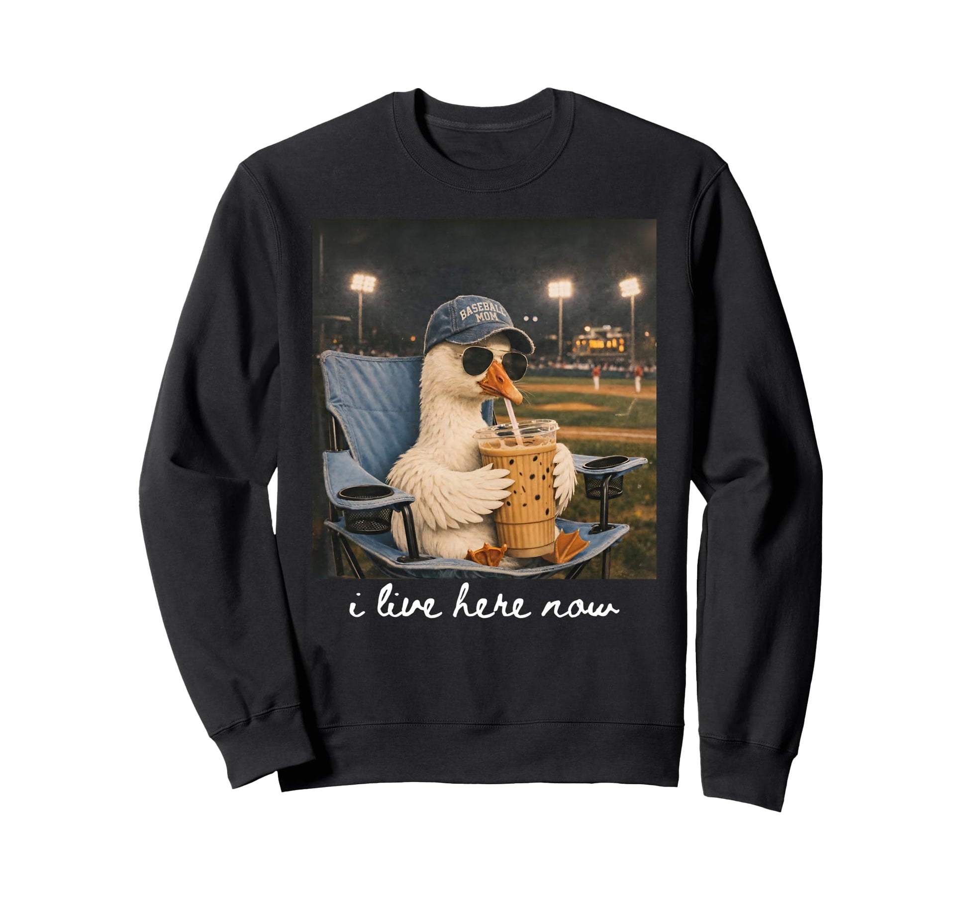 Funny Goose Baseball Mom Iced Sweatshirt - Fun Novelty Design Unisex - T-Shirt, Sweatshirt, Hoodie