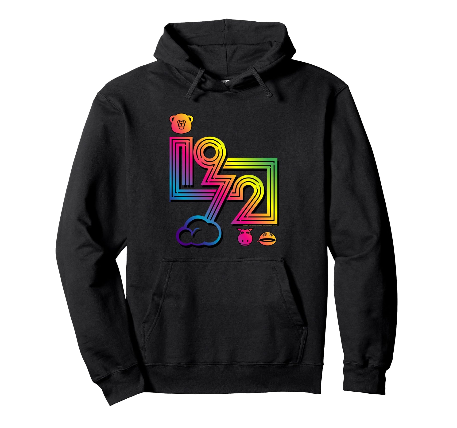 Rainbow Bungle George Zippy 1972 Hoodie - Trendy Graphic Unisex - T-Shirt, Sweatshirt, Hoodie