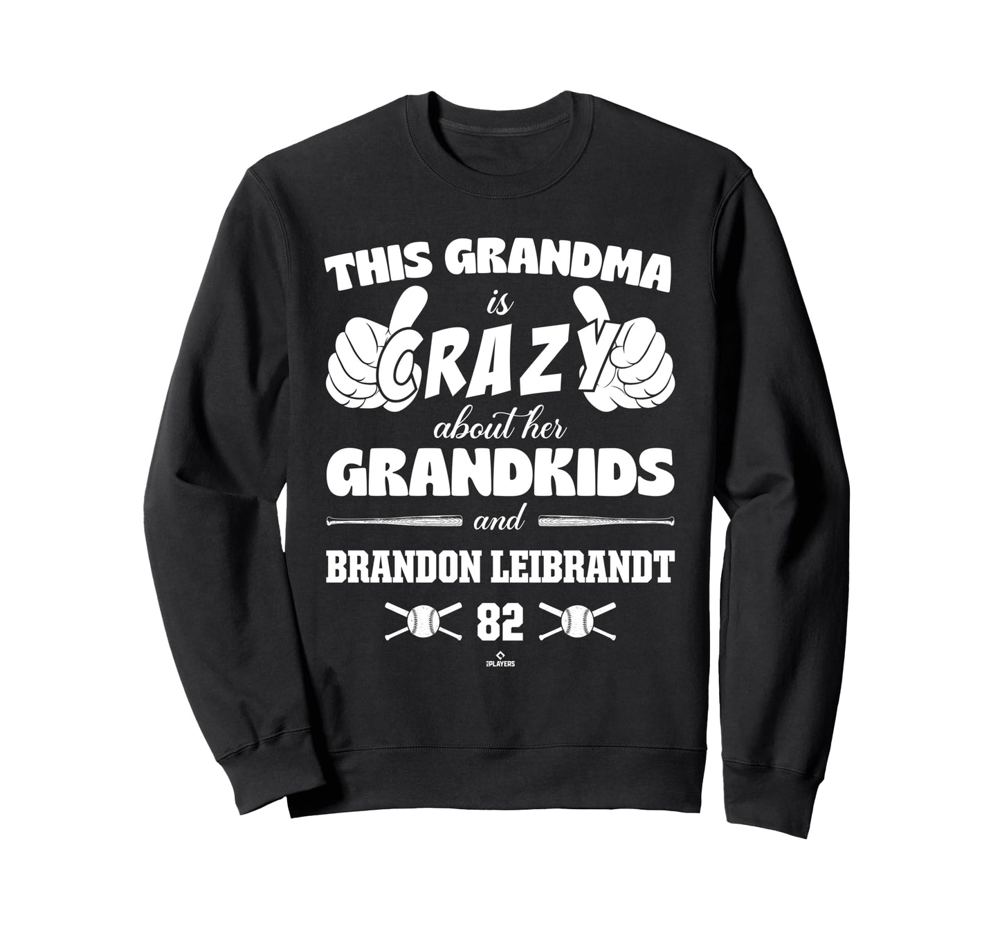 Grandma Crazy Brandon Leibrandt Sweatshirt - Minimalist Print for Adults - T-Shirt, Sweatshirt, Hoodie