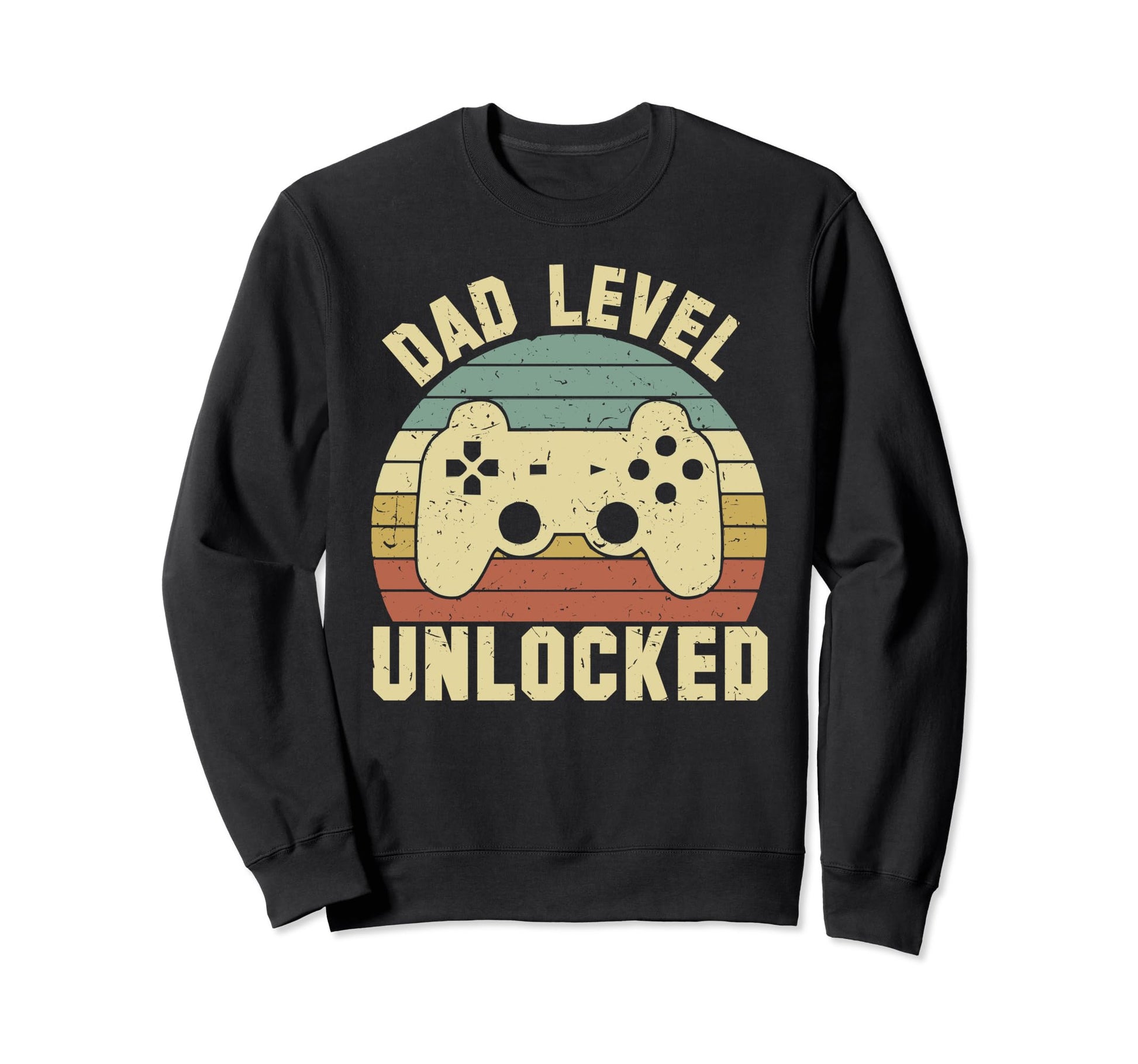 Dad Level Unlocked Fathers Day Gamer Sweatshirt - Streetwear Style Unisex - T-Shirt, Sweatshirt, Hoodie