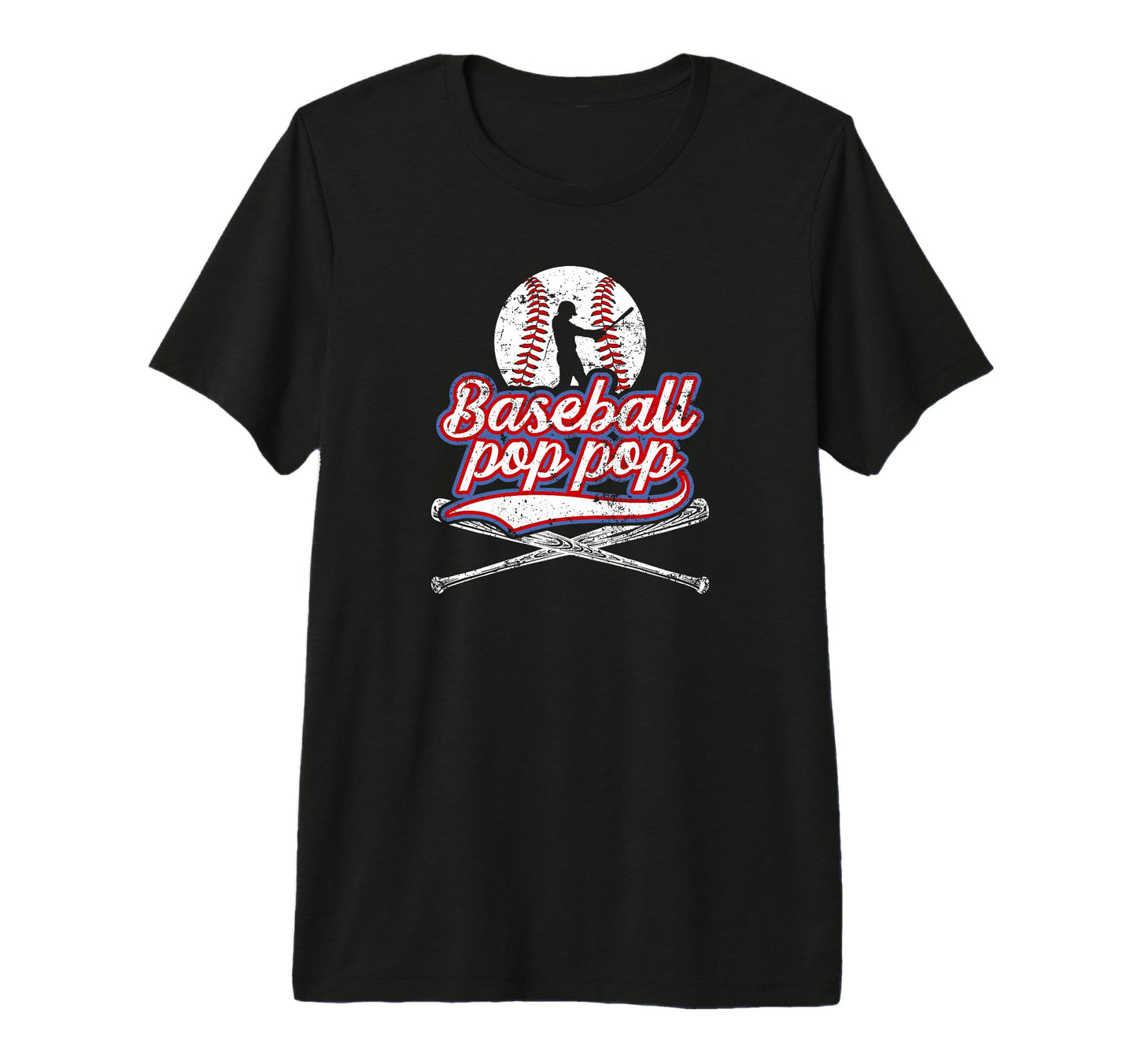 Mens Baseball Pop Pop Grandpa Pop Pop T-Shirt - Novelty Apparel Unisex - T-Shirt, Sweatshirt, Hoodie