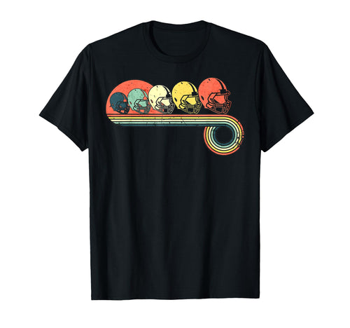 American Football Helmet Sunset T-Shirt - Aesthetic Graphic for Adults - T-Shirt, Sweatshirt, Hoodie
